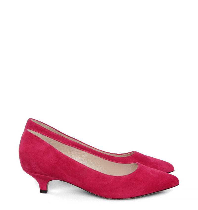 Gassu JESSICA - Różowe buty na kaczuszce - bokiem