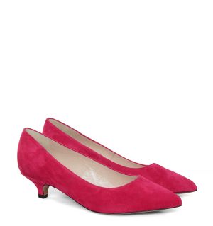 Gassu JESSICA - Różowe buty na kaczuszce - po skosie