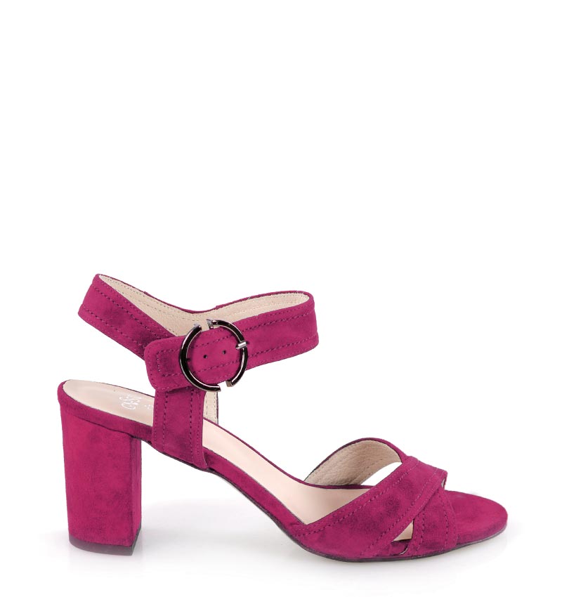 VIVIAN - Różowe sandały na słupkuVIVIAN- Różowe sandały na słupku zamszowe  - Oficjalna strona Gassu
