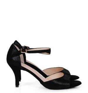 RAMONA - Czarne sandałki do tańca - obrazek 2