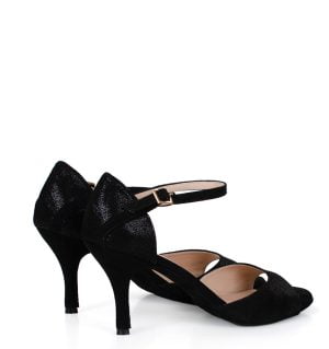 RAMONA - Czarne sandałki do tańca - obrazek 8