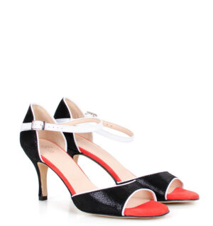 ALEJANDRA - Sandałki do tańca black-red-white - obrazek 2