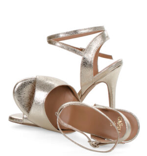 JULIETA- złote sandałki do tańca - obrazek 5