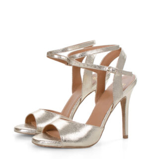 JULIETA- złote sandałki do tańca - obrazek 3