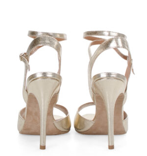 JULIETA- złote sandałki do tańca - obrazek 4