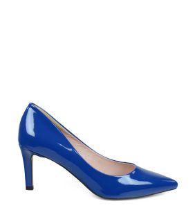 riko-blue-3.jpg GASSU RIKO niebieskie niskie szpilki - bokiem